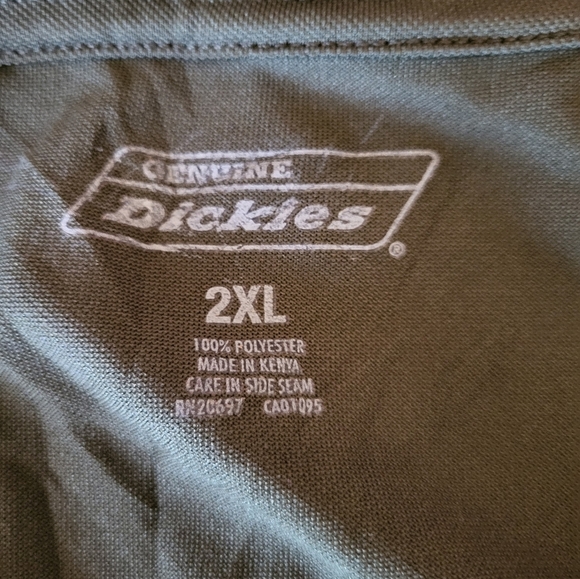 Dickies Men's Army Green Short Sleeve Tee, Size 2X - Picture 4 of 6